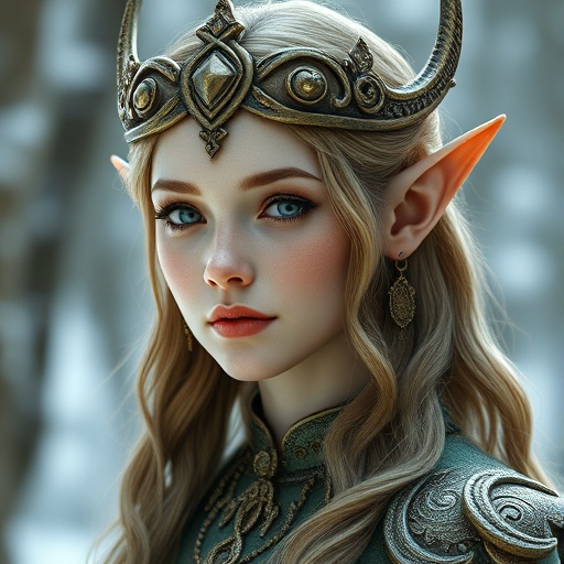 A stunning elf princes as an NPC
